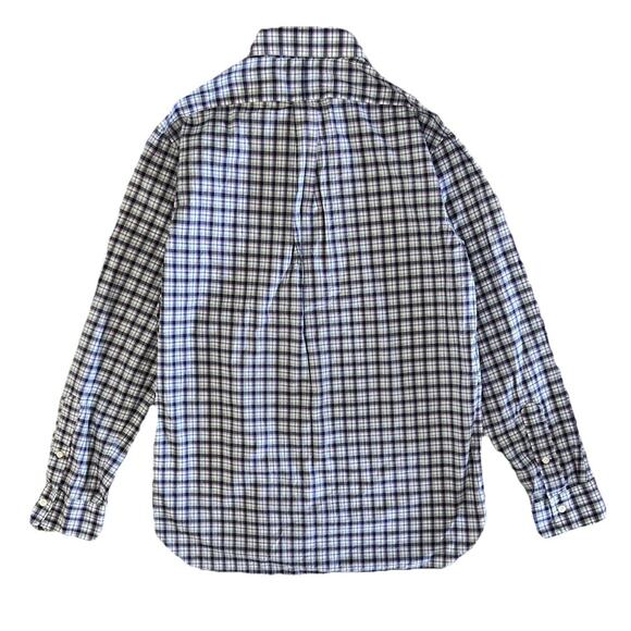 Ralph Lauren Men’s Long Sleeve Collared Blue Purple Plaid Button-up Shirt Size M - Picture 5 of 5